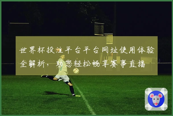 世界杯投注平台平台网址使用体验全解析，助您轻松畅享赛事直播
